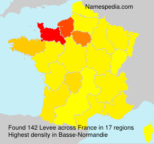 Surname Levee in France Surname Levee in France