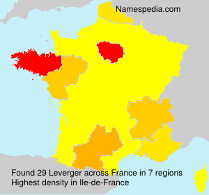 Surname Leverger in France Surname Leverger in France