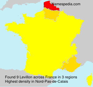 Surname Levillon in France Surname Levillon in France