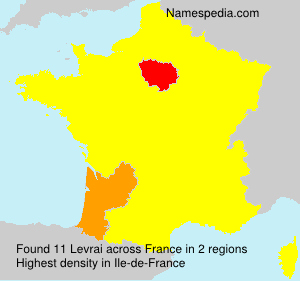 Surname Levrai in France Surname Levrai in France