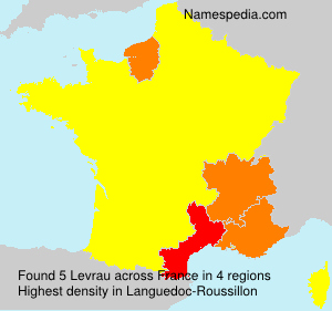 Surname Levrau in France Surname Levrau in France