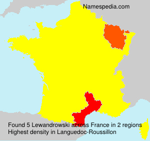 Surname Lewandrowski in France Surname Lewandrowski in France