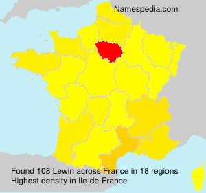 Surname Lewin in France Surname Lewin in France