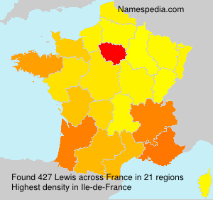 Surname Lewis in France Surname Lewis in France