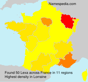 Surname Lexa in France Surname Lexa in France