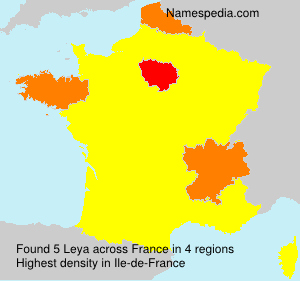 Surname Leya in France Surname Leya in France