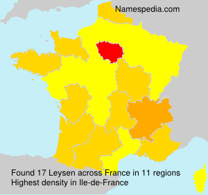 Surname Leysen in France Surname Leysen in France