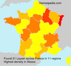 Surname Leyser in France Surname Leyser in France