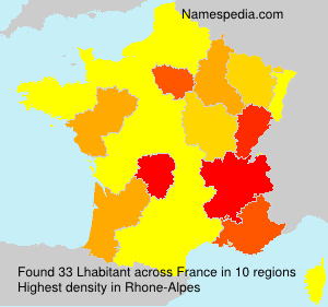 Surname Lhabitant in France