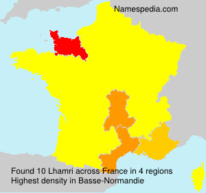 Surname Lhamri in France Surname Lhamri in France