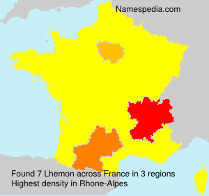 Surname Lhemon in France Surname Lhemon in France