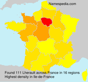 Surname Lherault in France