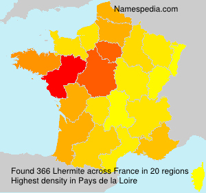Surname Lhermite in France