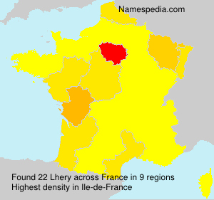 Surname Lhery in France Surname Lhery in France