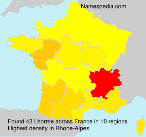 Surname Lhorme in France Surname Lhorme in France
