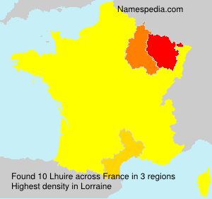 Surname Lhuire in France
