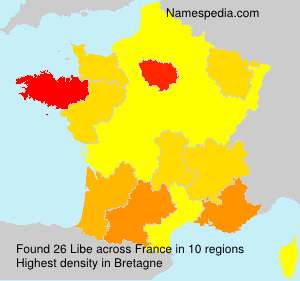 Surname Libe in France Surname Libe in France