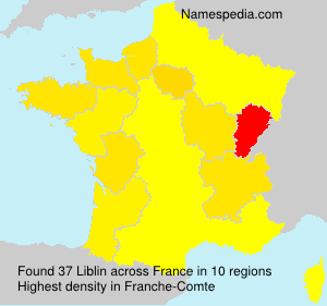Surname Liblin in France Surname Liblin in France