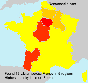Surname Libran in France Surname Libran in France