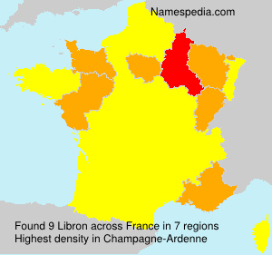 Surname Libron in France Surname Libron in France