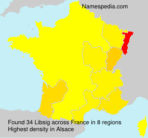 Surname Libsig in France Surname Libsig in France