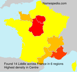 Surname Liddle in France Surname Liddle in France