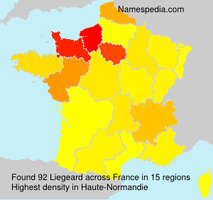 Surname Liegeard in France Surname Liegeard in France
