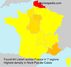 Surname Lietart in France Surname Lietart in France
