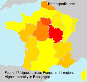 Surname Ligault in France Surname Ligault in France