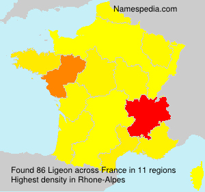 Surname Ligeon in France Surname Ligeon in France
