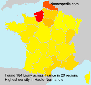 Surname Ligny in France Surname Ligny in France