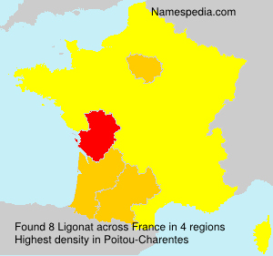 Surname Ligonat in France Surname Ligonat in France
