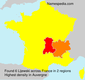 Surname Lijewski in France Surname Lijewski in France