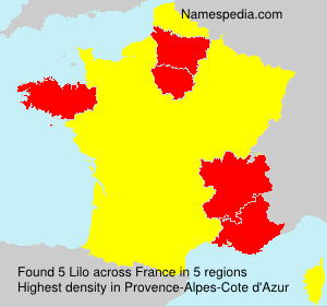 Surname Lilo in France Surname Lilo in France