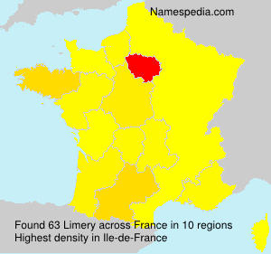 Surname Limery in France Surname Limery in France