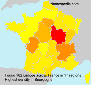 Surname Limoge in France Surname Limoge in France