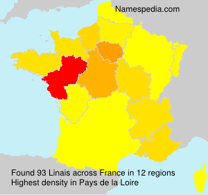 Surname Linais in France
