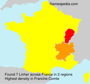 Surname Linher in France Surname Linher in France
