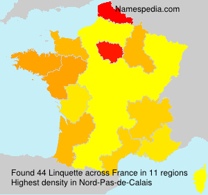 Surname Linquette in France Surname Linquette in France