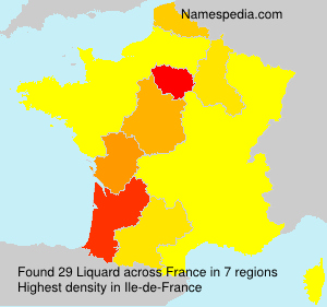 Surname Liquard in France Surname Liquard in France