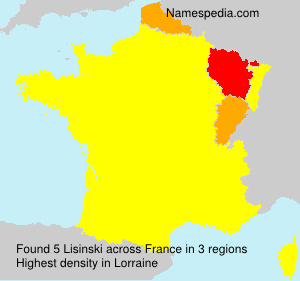 Surname Lisinski in France Surname Lisinski in France