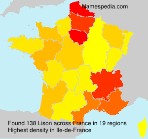 Surname Lison in France Surname Lison in France