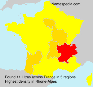 Surname Litras in France Surname Litras in France