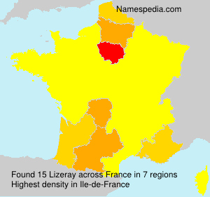 Surname Lizeray in France Surname Lizeray in France