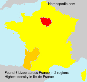 Surname Lizop in France Surname Lizop in France