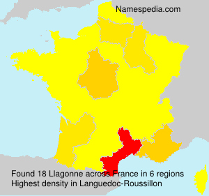 Surname Llagonne in France Surname Llagonne in France
