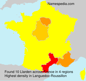 Surname Llarden in France Surname Llarden in France