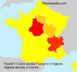 Surname Llave in France Surname Llave in France