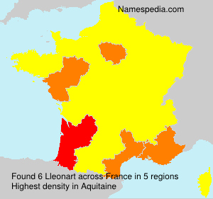 Surname Lleonart in France Surname Lleonart in France