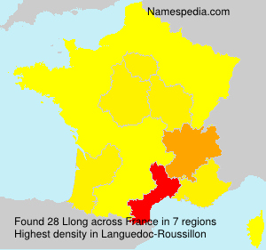 Surname Llong in France Surname Llong in France